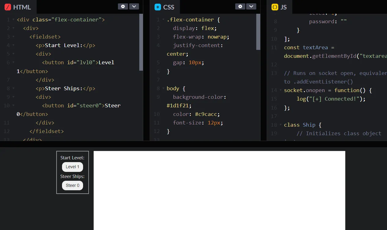 Updated Codepen